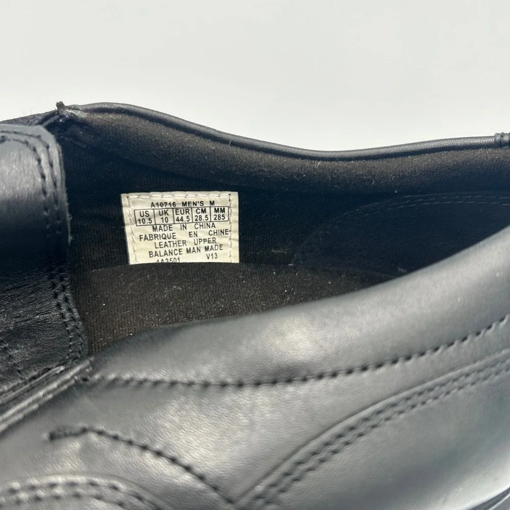 Rockport Loafers Mens 10.5 Black Leather Slip On Adiprene A10716